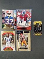 Lot of 4 Mixed NFL Player Cards