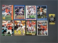 Lot of 8 Mixed John Elway NFL Cards