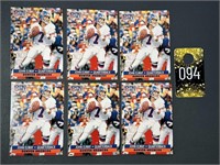 Lot of 6 Identical John Elway Broncos NFL Cards