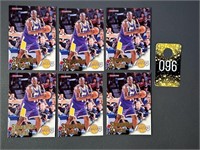 Lot of 6 Shaquille O'Neal LA Lakers NBA Cards