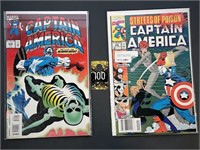 Lot of 2 Captian America Comic Books