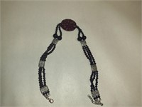 Silver and Beaded Necklace