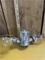Antique Double Angle Lamp Co - Vintage Oil Lamp