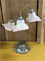 Decorative lamp with three glass shades