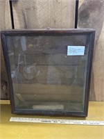 Vintage cabinet with glass door wall hanging s