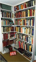 LARGE ASSORTMENT BOOKS:18 shelves = 3 bookcases