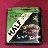 Half & Half Buckingham Plug Tobacco Tin (Vintage)