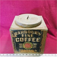Barbour's Fine Coffee St. John NB Container