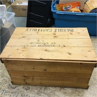 G.E. Barbour St. Stephen NB Large Wooden Crate