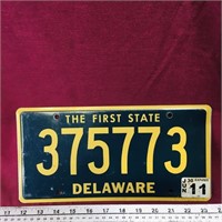 Delaware United States License Plate
