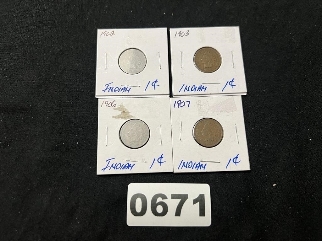 1900's Indian Head Cents