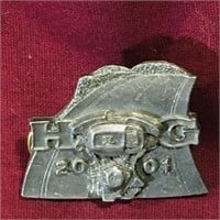 2001 Hog Motorcycle Pin