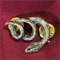 Coiled Snake Pin