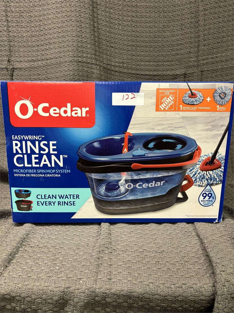 ocedar easy wring rinse clean mop system