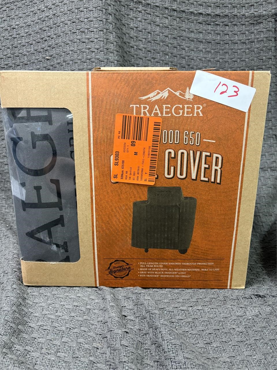 Traeger grill cover
