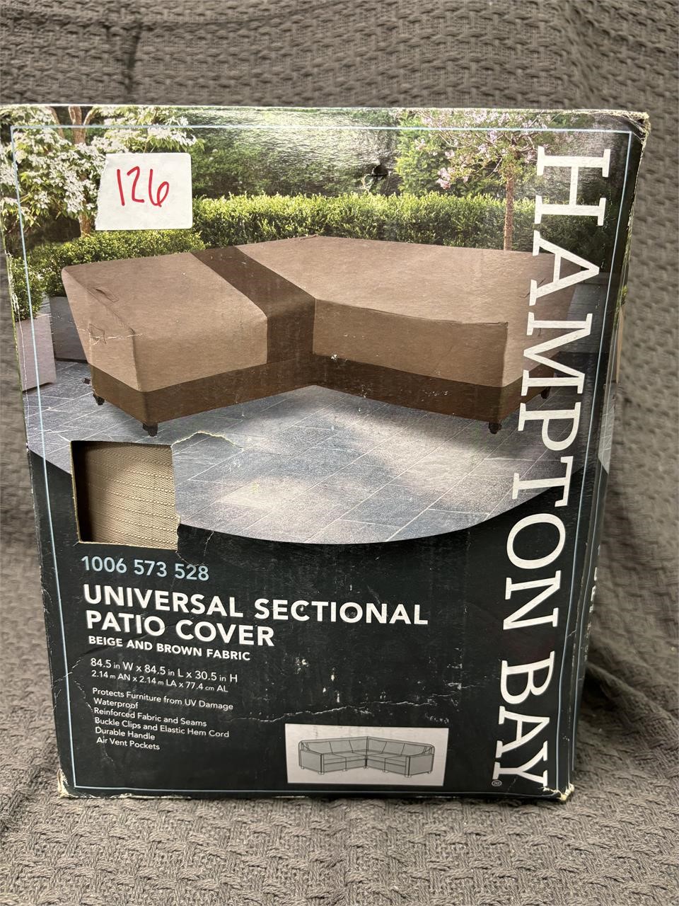 Hampton bay universal sectional patio cover