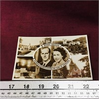 Queen Elizabeth / Duke Of Edinburgh Photo Postcard