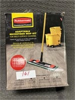 rubbermaid microfiber mop kit