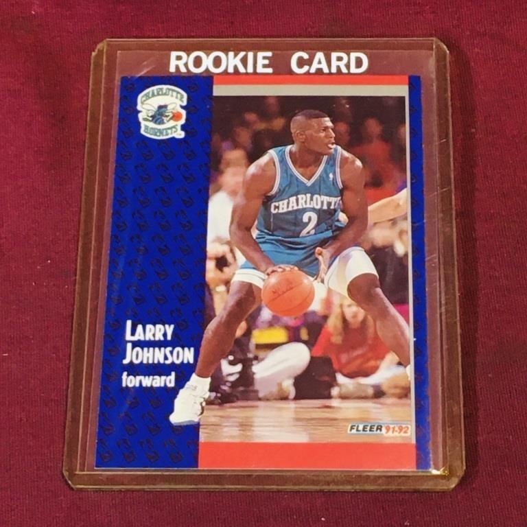 1992 Fleer Larry Johnson NBA Basketball Card