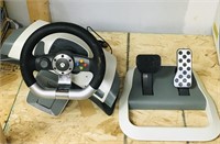 Xbox 360 Steering Wheel & Peddles