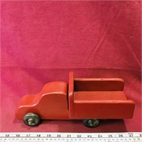 Painted Wooden Toy Truck
