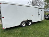 H&H enclosed trailer 22 ft 81 inches tall inside