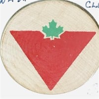 1996 Fredericton NB Canadian Tire Wooden Token