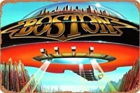 Boston Classic Rock Metal Sign 8"x12"