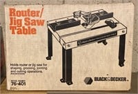 Black and Decker Model 76-401 Router/ Jig Saw