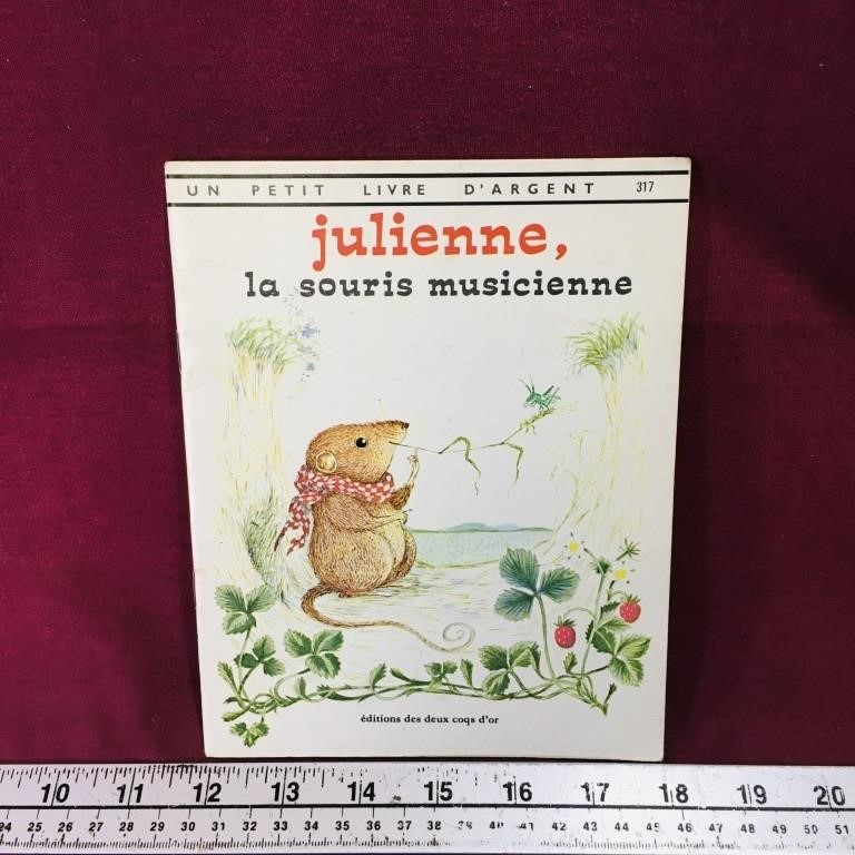 Julienne La Souris Musicienne 1966 Childrens Book