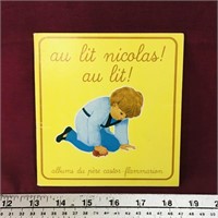 Au Lit Nicolas! Au Lit! 1979 French-Language Book