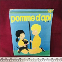 Pomme D'Api 1972 French-Language Childrens Book
