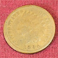1884 United States Indian Head Penny