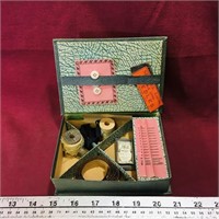 Vintage Sewing Kit With Contents
