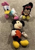 Mickey Mouse, Minnie Mouse and Daddy Duck