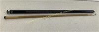 Viper Sterling cue  Rolls flat  Two piece