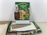 * (15) Natural Light Beer St. Patty's day signs