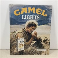 * 1983 Camel Lights tin sign  18 x 22
