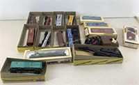 * Lot of Boxed Athearn HO scale train cars, engine