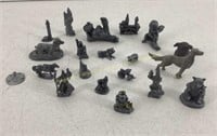 Lot of Pewter figures