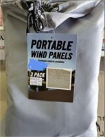 3pack 6' x 6' Wind / Shade Panels Camping Bungee