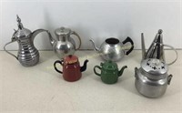 Lot of Art Deco tea pots & vtg tea pots