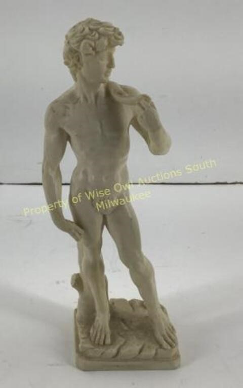 A Santini figure made in Italy  10" tall