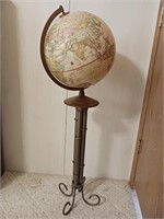60's World globe plastic