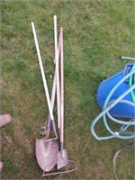 Shovles and rakes