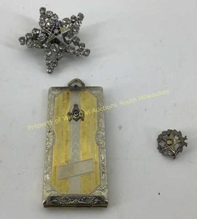 (3) Pieces of Masonic jewerly