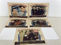 Set of 5- 1956 lobby cards The Best Things in