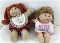 (2) Cabbage patch dolls  Redhead & brown hair