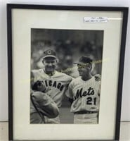 1965 picture unglass of Warren Spahn and Lew