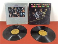(2) Jimi Hendrix vinyl albums (1) tribute